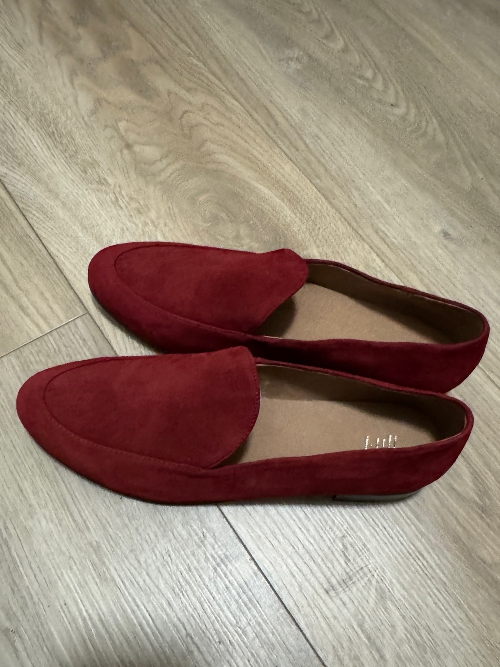 J. Jill Women's Suede Crimson Red Venetian Style Loafers Sz. 10 Like New - Picture 3 of 6